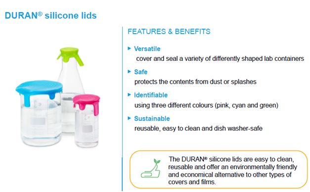 DURAN Silicone Lids